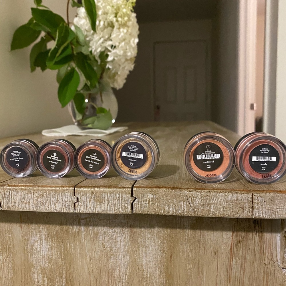 Bareminerals blush and eyeshadows